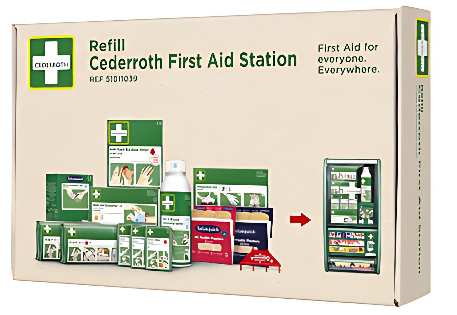 CEDERROTH Recharge pour station de premiers secours 51011026