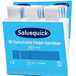 CEDERROTH Salvequick Pansement pour doigt, détectable