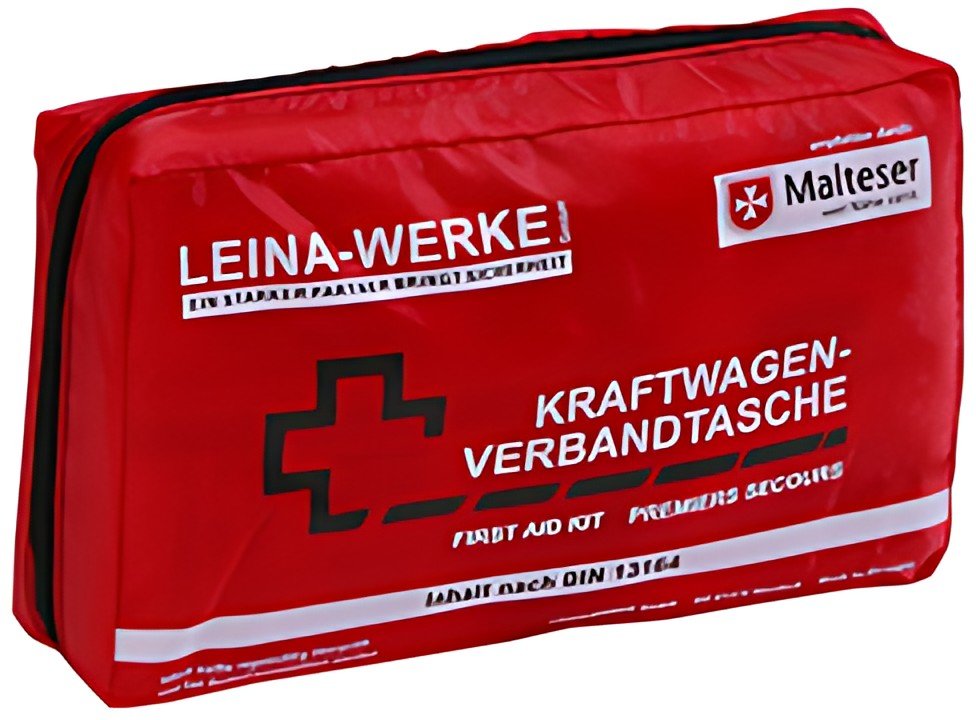 Trousse de premiers secours pour véhicule LEINA Star Silver Edition contenu DIN 13164