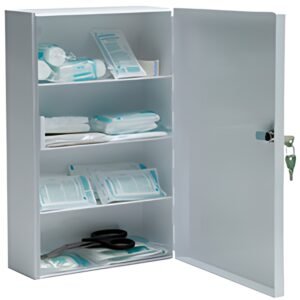 Armoire de premiers secours LEINA C, contenu DIN 13169, blanche