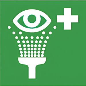 LEINA Panneau de signalisation "Equipement rinçage des yeux"