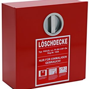 Conteneur de couverture anti-feu LEINA, en tôle d'acier galvanisée