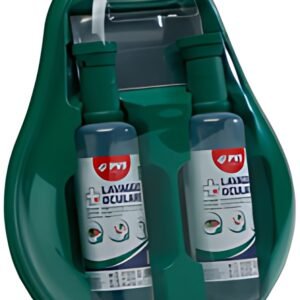Station de lavage oculaire LEINA, comprenant 2 douches oculaires de 500 ml