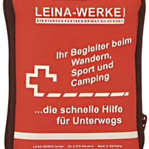 LEINA kit de voyage de premiers secours, 21 pièces, rouge