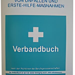 Livre de premiers secours LEINA, DIN A5, couleur : blanc/vert