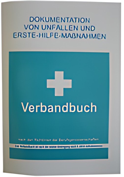 Livre de premiers secours LEINA, DIN A5, couleur : blanc/vert