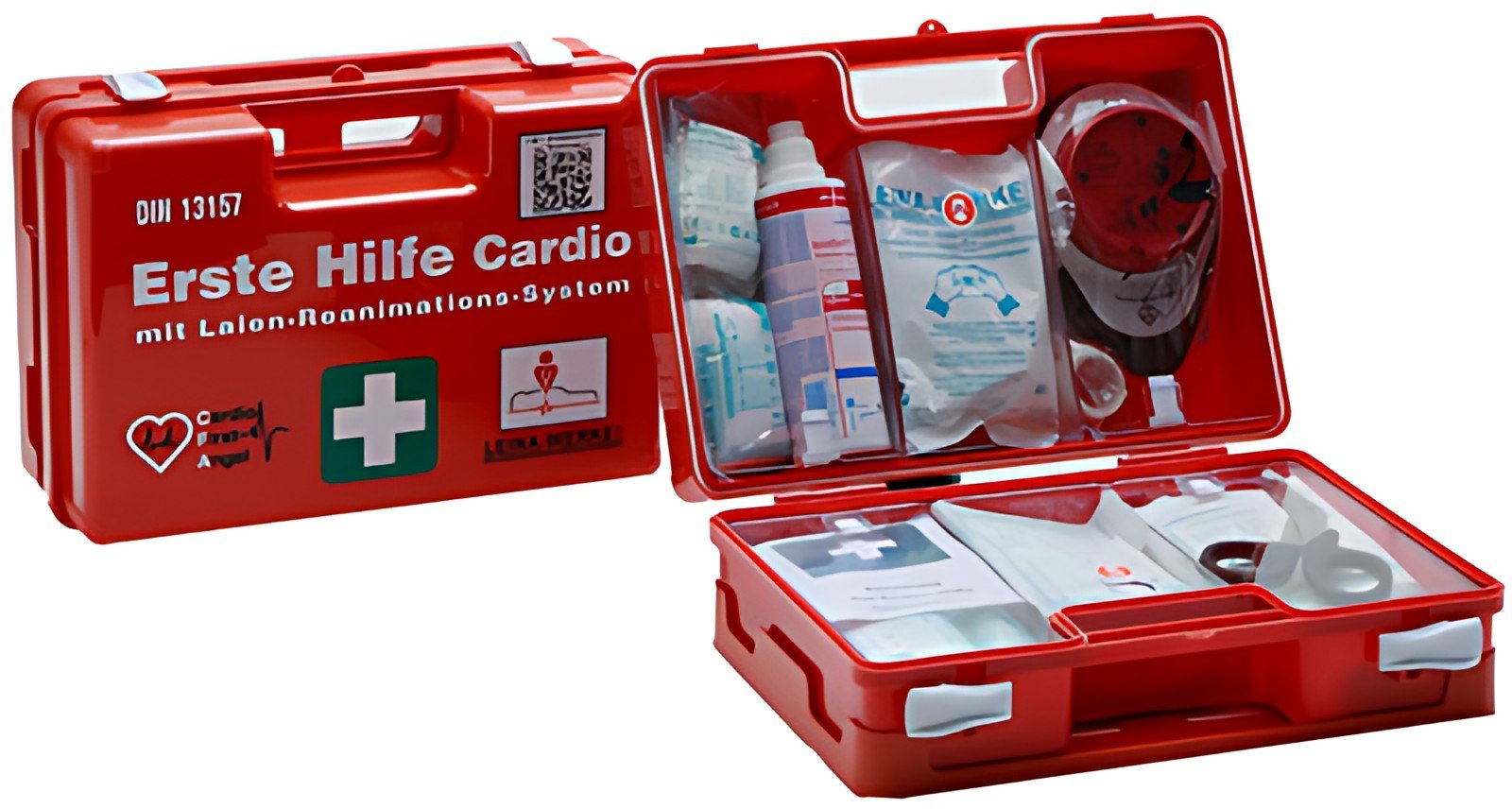 Trousse de premiers secours LEINA SAN CARDIO, contenu : DIN 13157