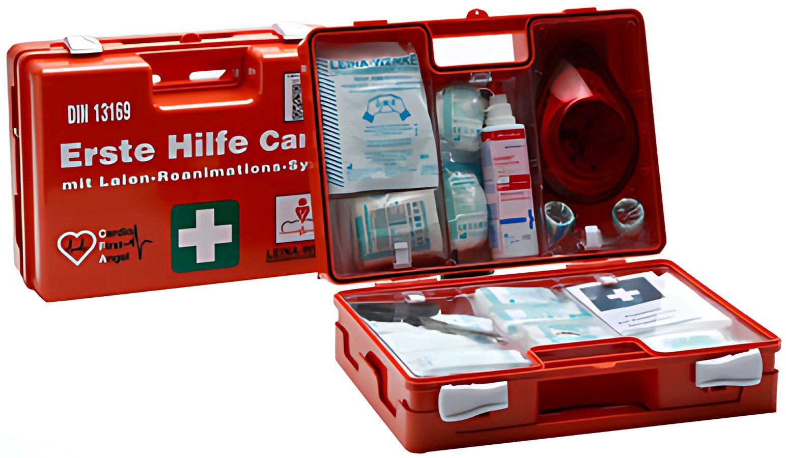 Trousse de premiers secours LEINA MAXI CARDIO, contenu : DIN 13169