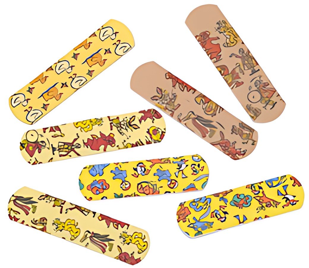LEINA Pansement pour enfants, 19 x 72 mm, imperméable, avec