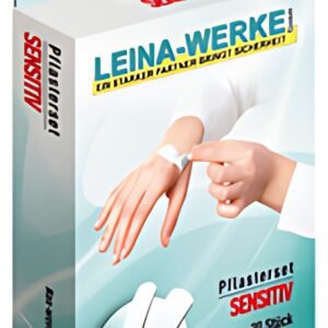 LEINA Kit de sparadrap "Sensitiv", 20 pièces, blanc
