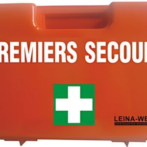 LEINA Mallette de "PREMIERS SECOURS", équipé norme DIN 13157