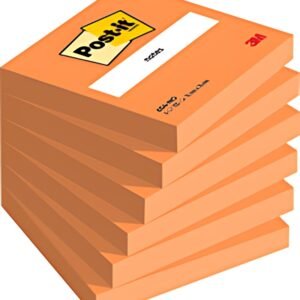 Post-it Bloc-note adhésif, 76 x 76 mm, orange