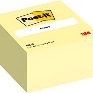 Post-it Bloc-note cube notes, 76 x 76 mm, jaune