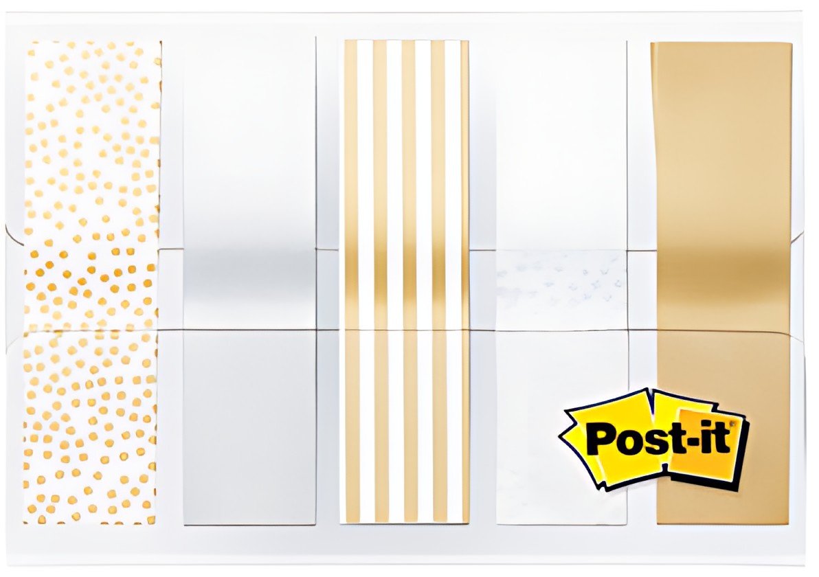 Post-it Marque-page Index Mini Metallic, 11,9 x 43,2 mm