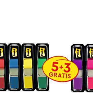 Post-it Marque-page Index mini, 11,9 x 43,2 mm, 5+3 gratuits