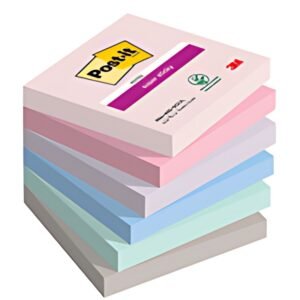 Post-it Bloc-note super sticky notes, 76 x 76 mm, Soulful