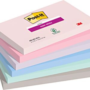 Post-it Bloc-note super sticky notes, 127 x 76 mm, Soulful