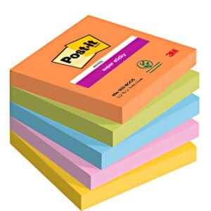 Post-it Bloc-note super sticky notes, 76 x 76 mm, Boost