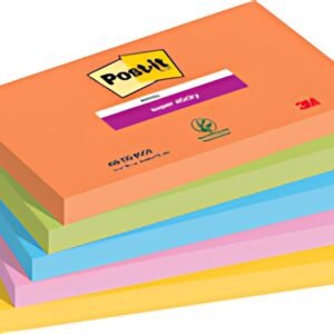 Post-it Bloc-note super sticky notes, 127 x 76 mm, Boost
