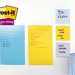 Post-it Bloc-note super sticky notes, 101 x 101 mm, ligné