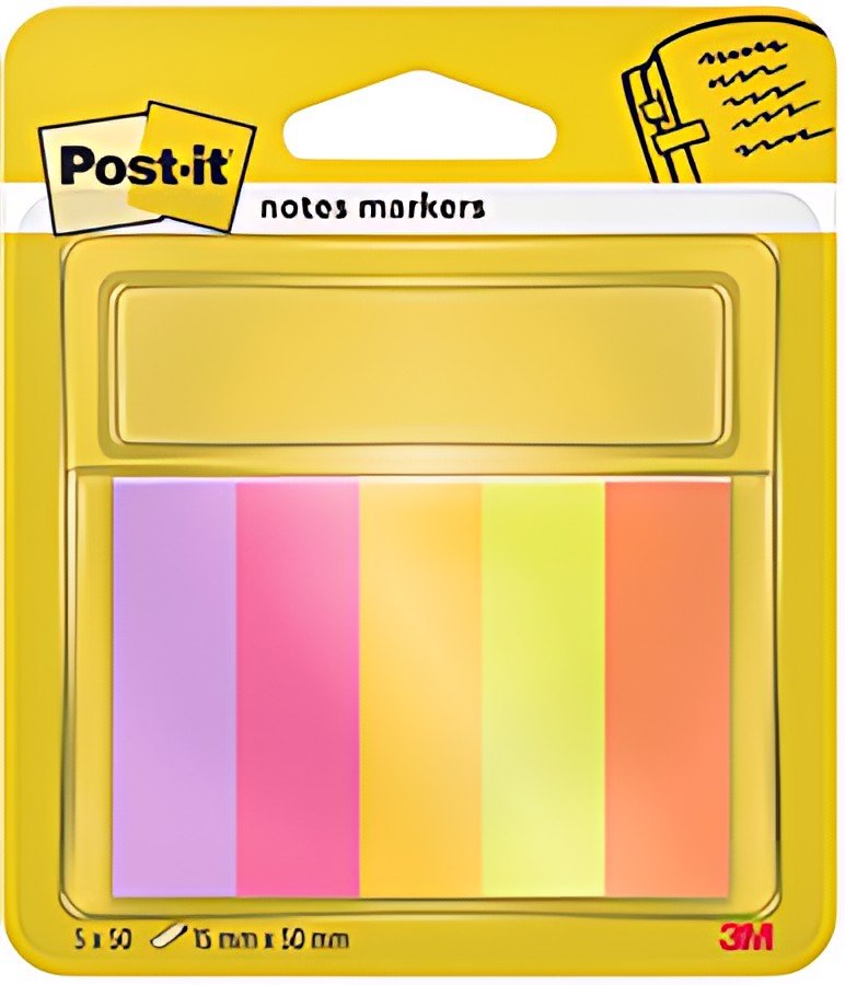 Post-it Marque-page Page Marker, papier, étroit, Energetic