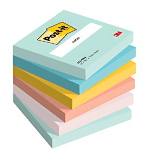 Post-it Bloc-note adhésif notes, 76 x 76 mm, Beachside