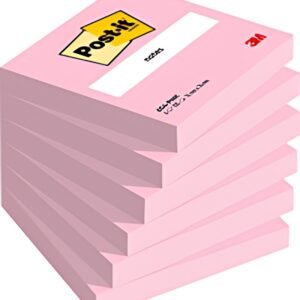 Post-it Bloc-note adhésif Notes, 127 x 76 mm, rose