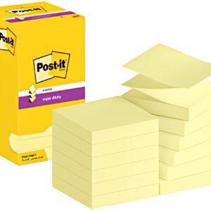 Post-it Bloc-note adhésif super sticky z-notes, 76 x 76 mm