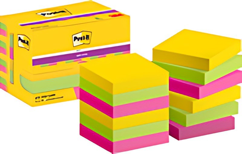 Post-it Bloc-note super sticky notes, 47,6 x 47,6 mm