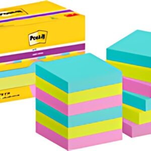 Post-it Bloc-note super sticky notes, 47,6 x 47,6 mm