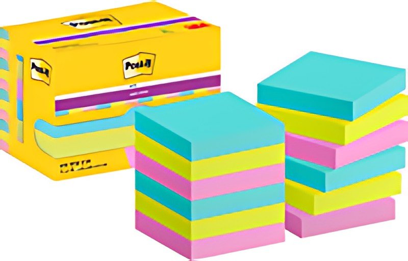 Post-it Bloc-note super sticky notes, 47,6 x 47,6 mm