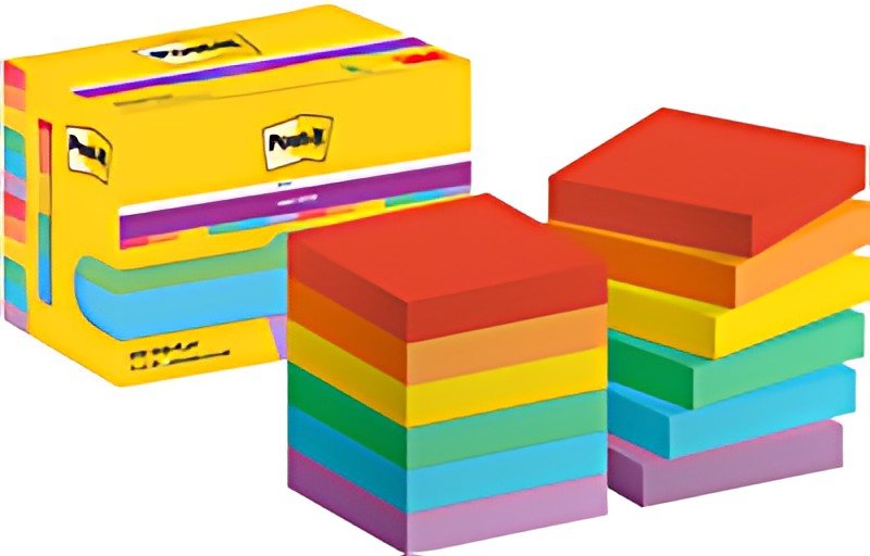 Post-it Bloc-note super sticky notes, 47,6 x 47,6 mm