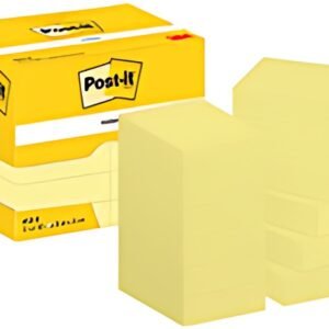 Post-it Bloc-note adhésif, 51 x 38 mm, jaune