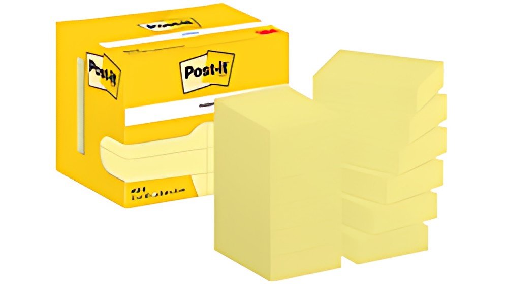 Post-it Bloc-note adhésif, 51 x 38 mm, jaune