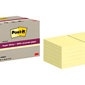 Post-it Bloc-notes super sticky Recycling notes, jaune