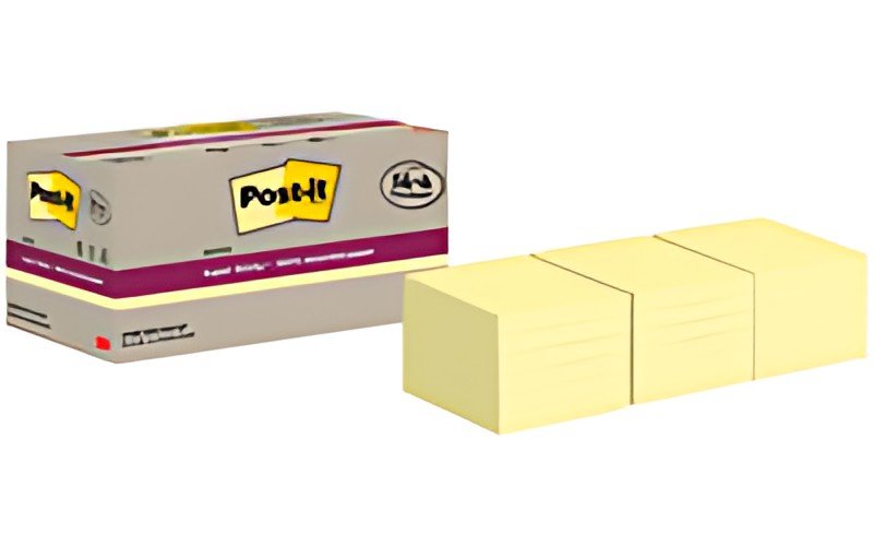 Post-it Bloc-notes super sticky Recycling Notes, jaune