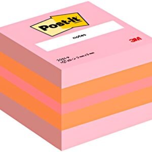 Post-it Bloc-note cube notes mini, 51 x 51 mm, multicolore