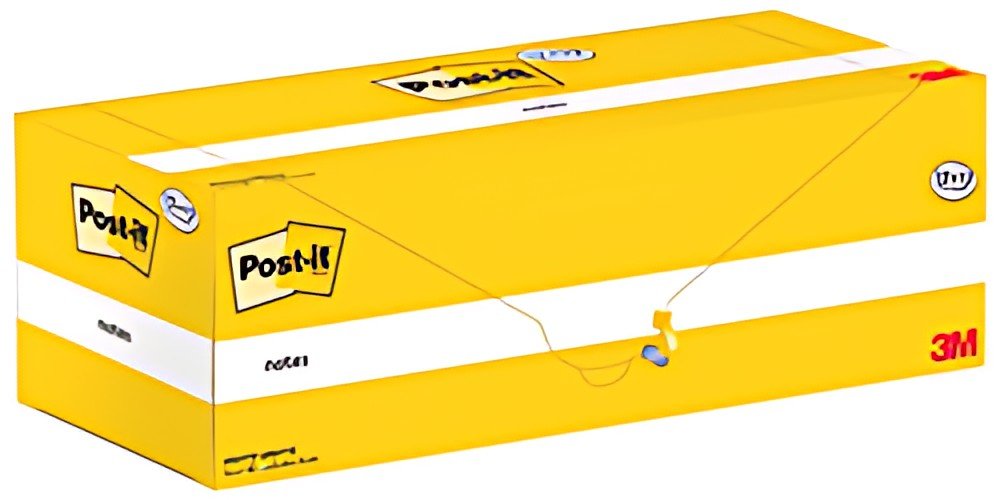 Post-it Bloc-note adhésif, 76 x 76 mm, jaune, 12+12 GRATUIT