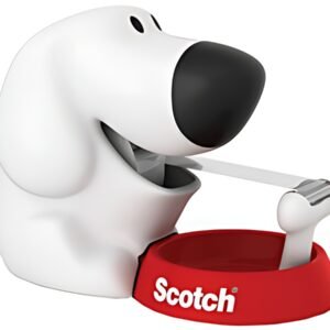 3M Scotch Dévidoir de bureau "Dog", en forme de chien,équipé