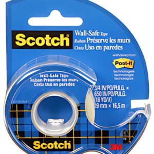 Scotch Ruban adhésif "Wall-Safe", sur dévidoir,19mm x 16,5 m