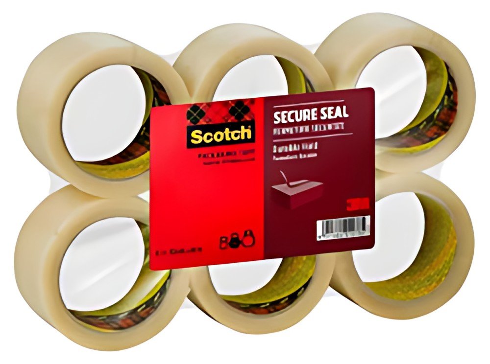 3M Scotch Ruban adhésif d'emballage SECURE SEAL, 50mm x 66 m