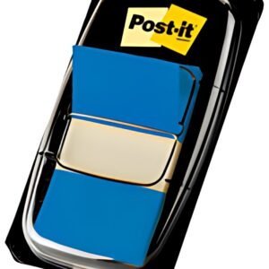 Post-it Marque-page adhésif Index, 25,4 x 43,2 mm, bleu