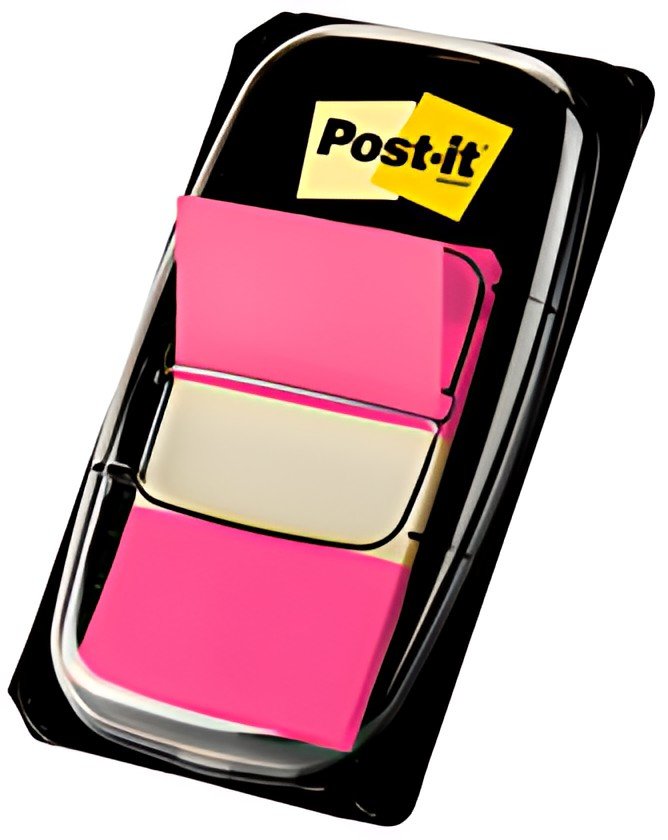 Post-it Marque-page adhésif Index, 25,4 x 43,2 mm, pink