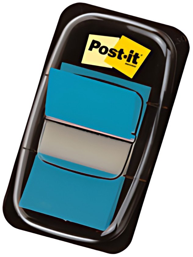 Post-it Marque-page adhésif Index, 25,4 x 43,2 mm, turquoise