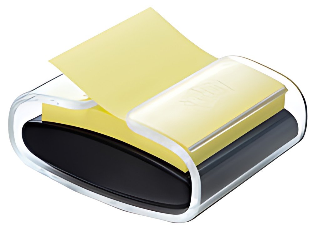 Post-it Distributeur Z-Notes, noir/transparent, équipé
