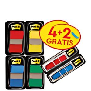 Post-it Marque-page Index Standard, 25,4 x 43,2 mm, 4+2