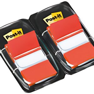 Post-it Marque-page adhésif Index, 25,4 x 43,2 mm, rouge