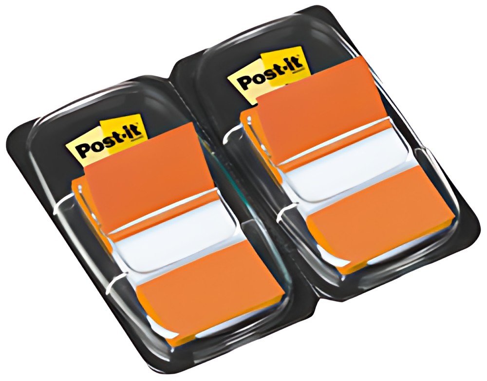Post-it Marque-page adhésif Index, 25,4 x 43,2 mm, orange