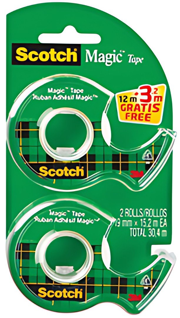 Scotch Dévidoir à main Magic, équipé, transparent