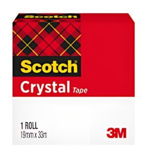 3M Scotch Ruban adhésif Crystal Clear 600, 19 mm x 15 m, 2+1